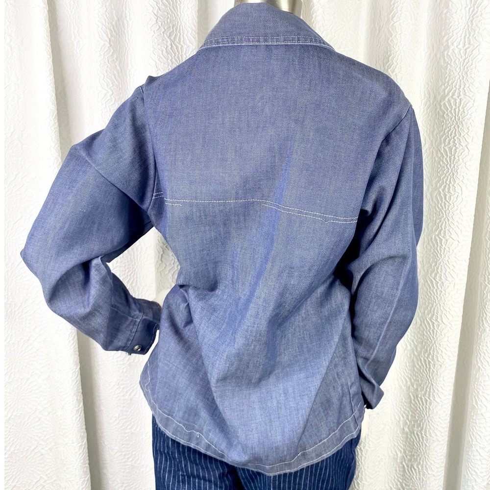 Vintage Goodyear Racing Jacket, Dagger Collars, Vintage Racing Gear, Size Medium - Picture 10 of 11